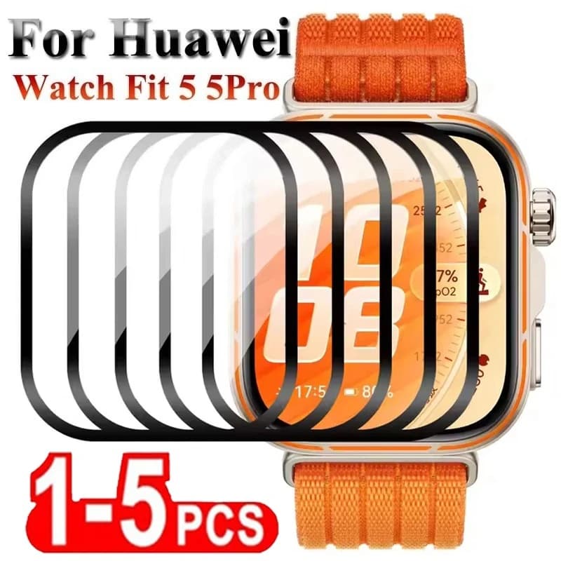 Screen Protector For Huawei Watch Fit 5 5 Pro 3D Curved Screen Protector Ultra-HD Full Coverage Protective Film Accessories