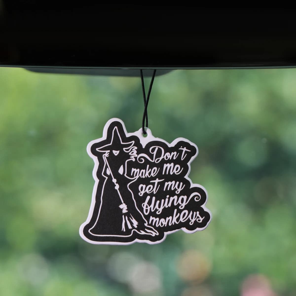 Funny witch auto aromatherapy deodorant tablet for auto fragrance mirror car retrovisor car decoration car accessories