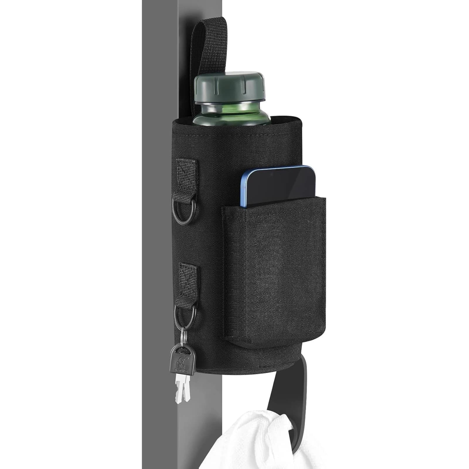 Easily access water bottle with anti-slip magnetic gym bag Magnetic gym bag Non-slip suction
