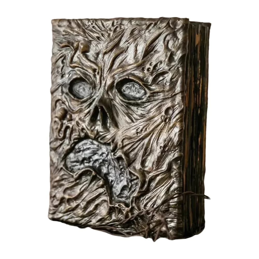 Evil Dead Necronomicon Book Leather Notebook - Hardback Journal with Horror Movie Prop Decorations for Fans