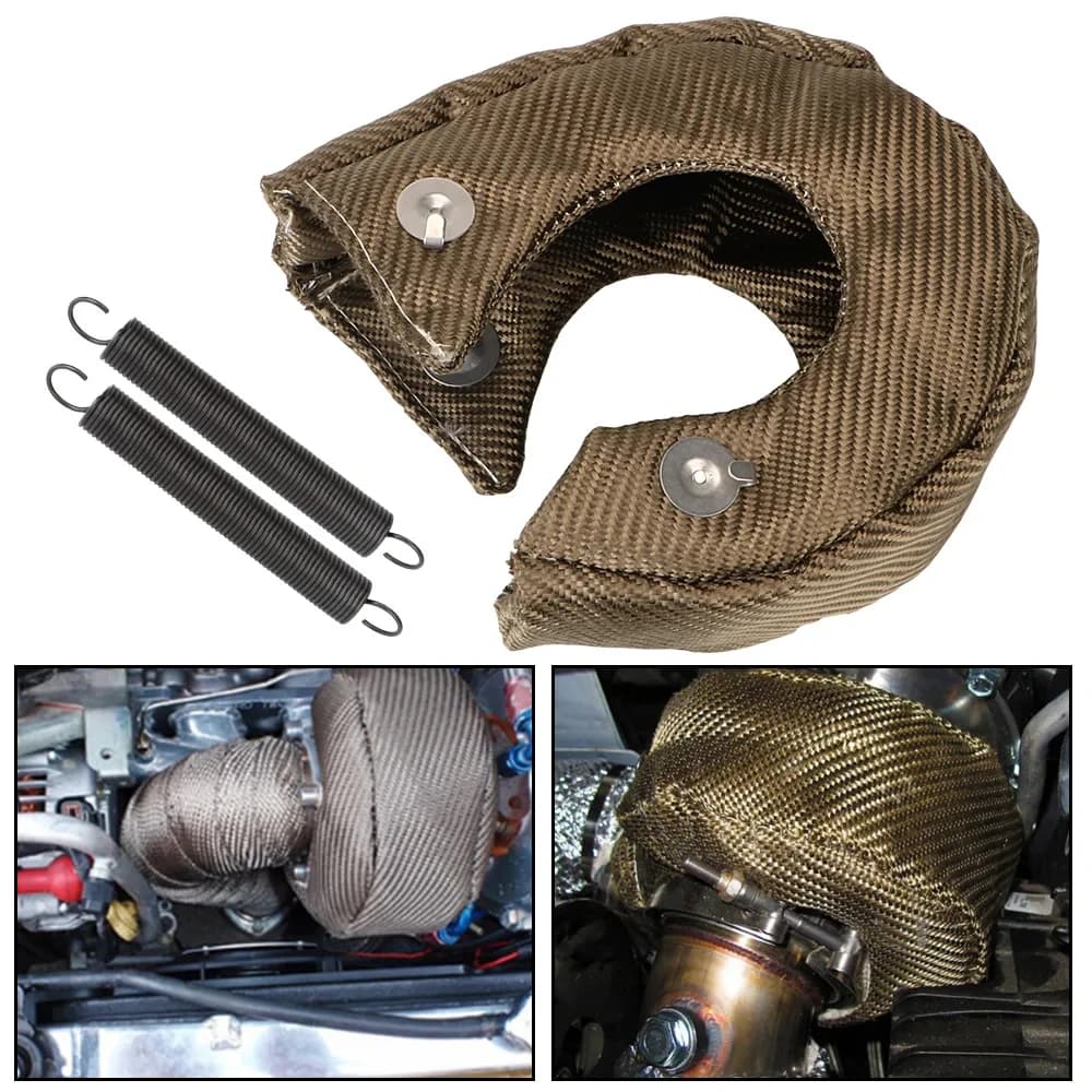 Scudo termico impermeabile Copertura turbo per auto T3 T4 T6 Copertura caricatore Turbo Tappo turbina Protezione isolante Avvolgimento Accessori auto