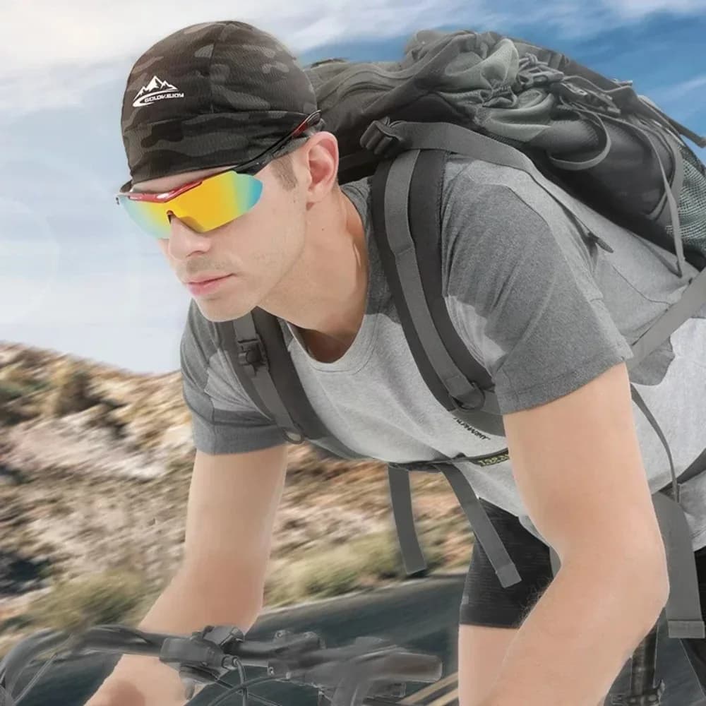Fast Drying Estivo Cappellino for Cycling, Anti-sudore Sports Beret, Motorbike and Bike Subtray, Cycling Accessories