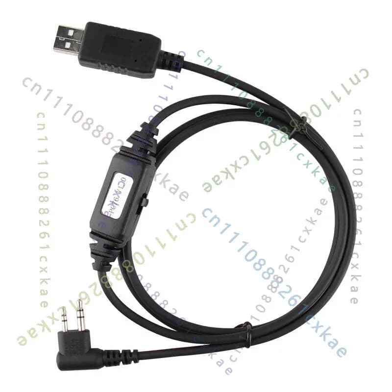 USB Programming Cable Frequency Modulation Data Cord For Hytera TD500 TD510 TD520 TD530 TD550TD560PD530L Walkie‑Talkie Accessory