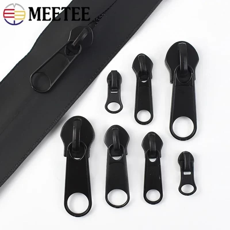 10/20/30/50 pezzi 3 # 5 # 8 # 10 # Cursore per cerniera per cerniere in nylon inverso Vestiti Giacca Decor Zip Head Bag Zip Estrattore Accessori