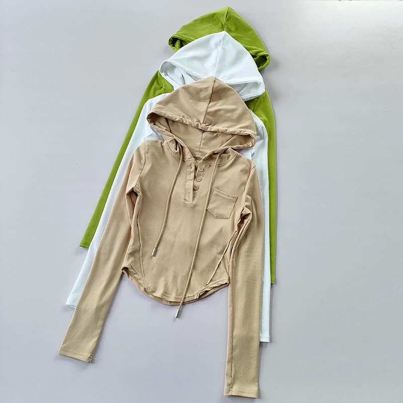 Women's hoodie with ribbed finishes, slim fit pullover, casual sportswear for racing, yoga and living room