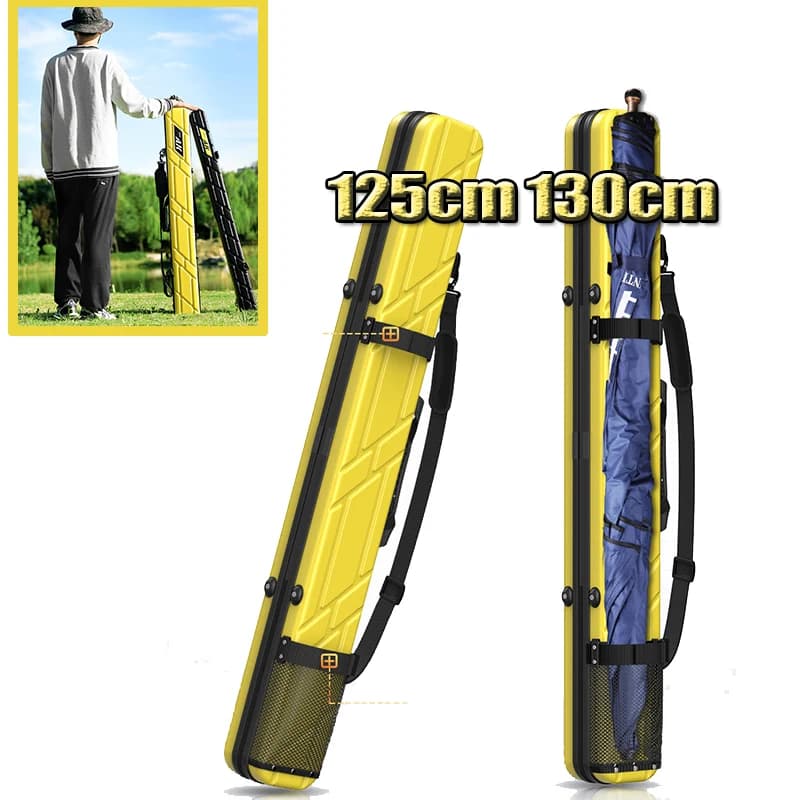 Portable Fishing Rod Bag Smooth Rigid Smooth Large Waterproof Fishing Equipment Bag Rod Case Fishing Equipment Accessories