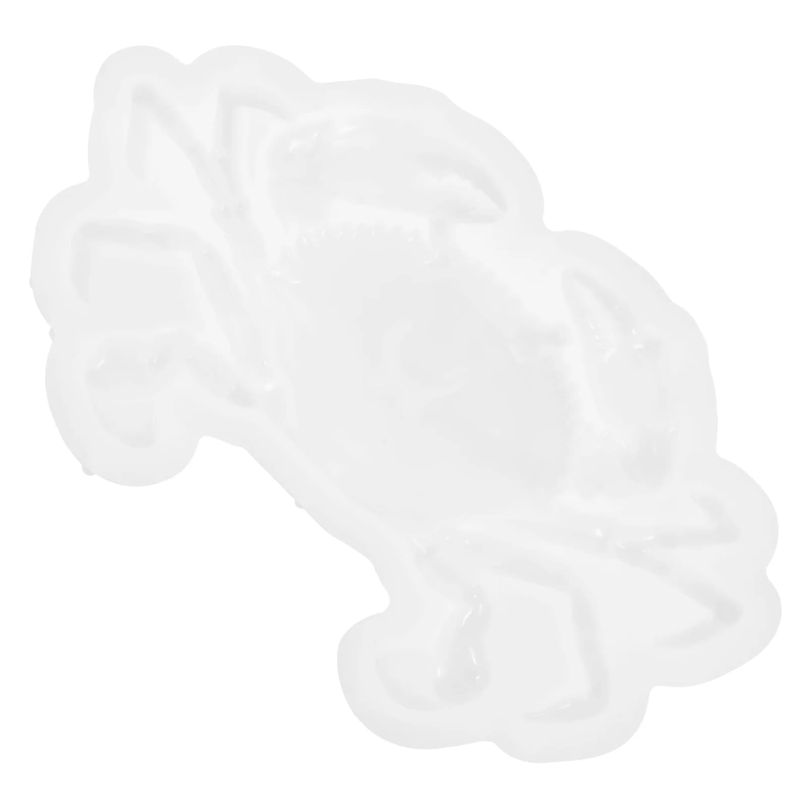 Stampo in Silicone a Forma di Granchio per Portachiavi in Resina, Ciondolo Animale Fai-da-Te, Stampi Flessibili Antiaderenti per Creazione di Gioielli e Artigianato