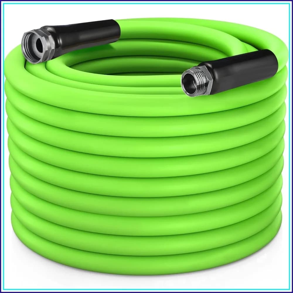 5/8" x 200ft Heavy Duty Garden Hose, Kink Resistant, Leak Proof, Lightweight Hybrid for Outdoor Watering