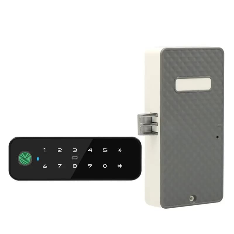 BNVN-Serratura Intelligente Bluetooth per Armadietti in Legno con Impronta Digitale, Serratura Elettronica Tuya con Controllo Remoto tramite App per Mobili, Cassetti e Armadietti ES285-H