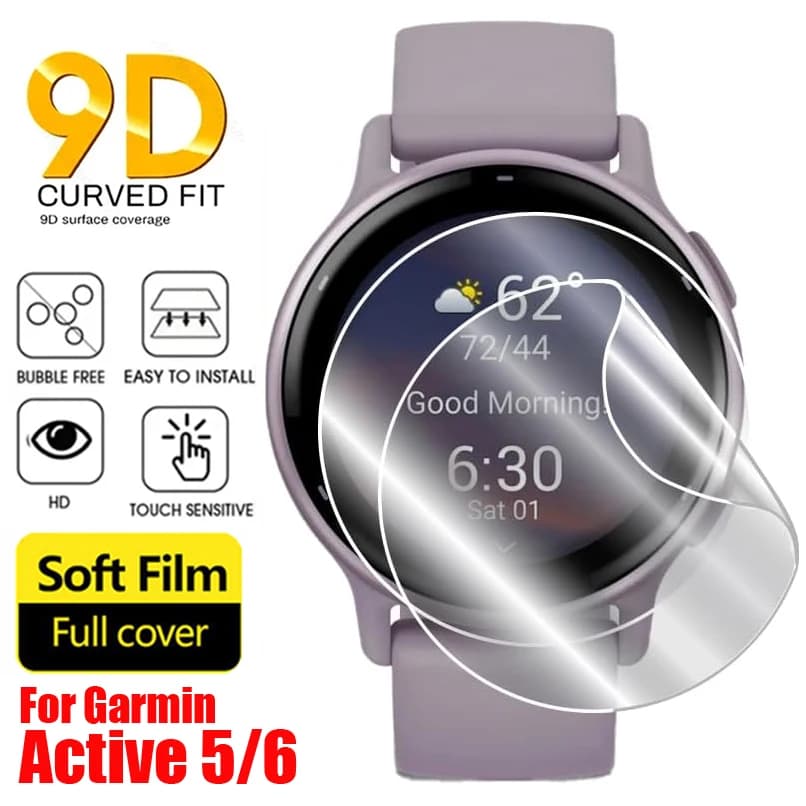 1-10 pezzi pellicola idrogel per Garmin Vivoactive 6/Vivoactive 5 protezione schermo protettiva per orologio per Garmin Active 6/Active 5