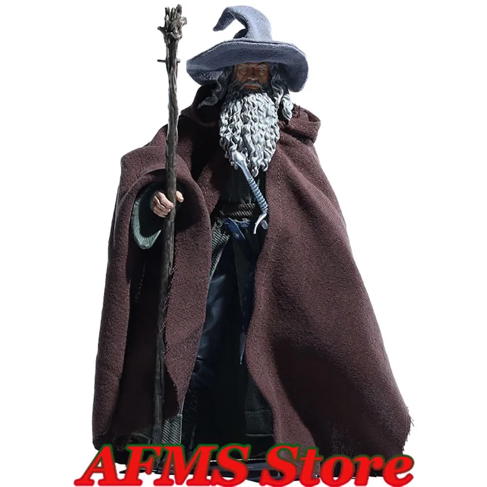 1/12 Bilancia Da Collezione Figura Gandalf Mantello Il Signore degli Anelli Mago Vestiti Misura 6 Pollici DST Uomini Soldato Action Figure Corpo Bambole