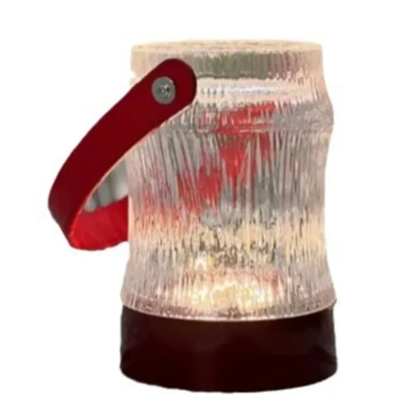 Lampada da scrivania portatile con ricarica wireless per bambini, decorazione in stile europeo e americano, atmosfera creativa, cinturino portatile USB