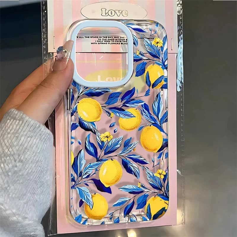 Summer Fruit Lemon Clear Phone Case for Xiaomi Mi 14T Pro 14 13T 12 13 11 Lite 5G NE 12T POCO X6 X5 M6 F5 Pro X3 Soft TPU Cover