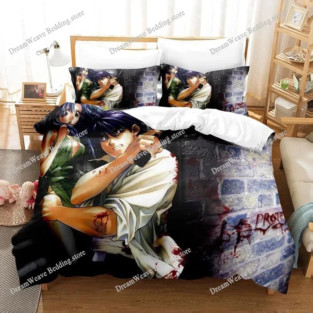 3D Print Full Metal Panic Bedding Set Boys Girls Twin Queen King Size Duvet Cover Pillowcase Bed Boys Adult Home Textileextile