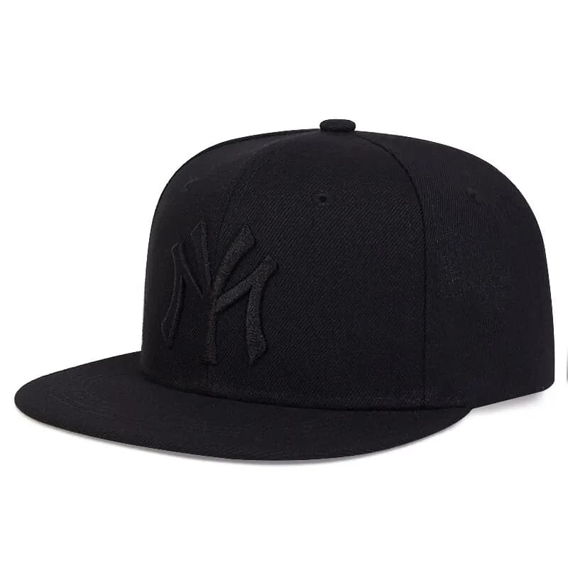 Cappellino da Baseball Hip Hop con Protezione Solare, Unisex, Regolabile, per Esterni, con Ricamo di Lettere
