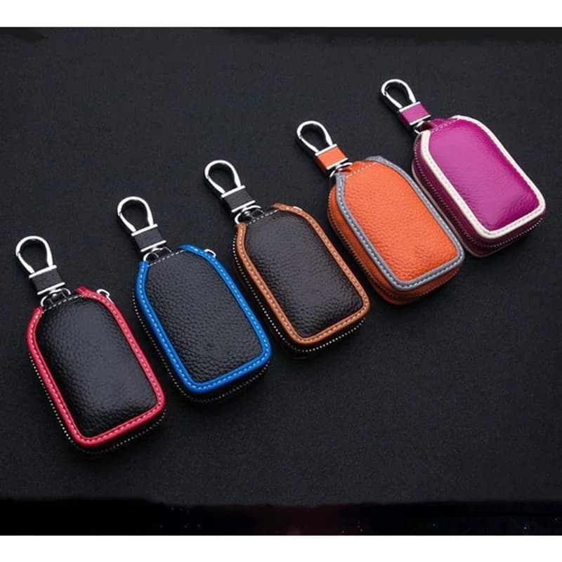 Custodia universale per chiavi per auto in pelle Borsa per chiavi Portafoglio per Opel Peugeot Benz BMW Toyota Chevrolet Jeep Ford Renault Accessorio per auto