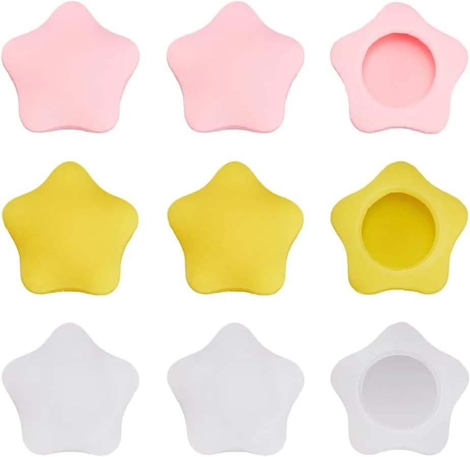 6 Pezzi 3 Colori Copri Joystick a Stella Carini Compatibili con Switch OLED/Switch 2/PS5/PS4
