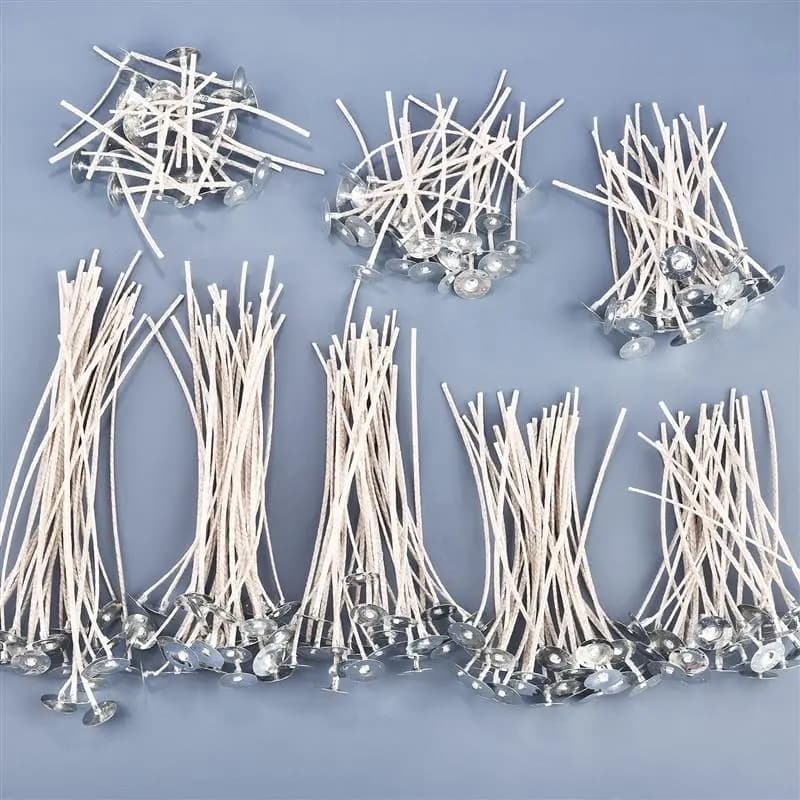30 pcs stoppers for low smoke candles Pre-cerate DIY candle making pre-cerate soy wax kerosene cotton wax line accessories