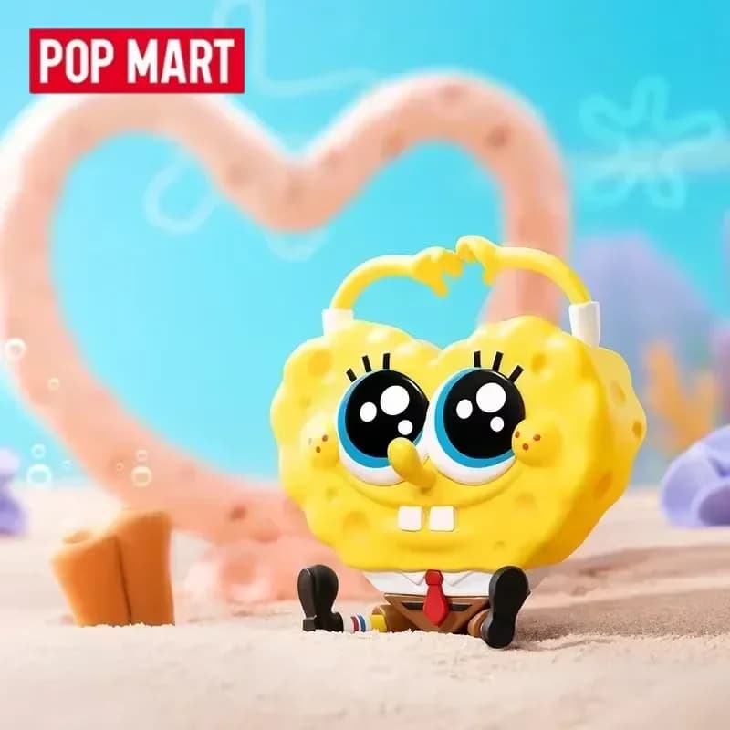 POP MART SpongeBob SquarePants Quuirks giornalieri Serie Blind Box Toys Kawaii Anime Action Figure Sorpresa Genuino Originale Mistero