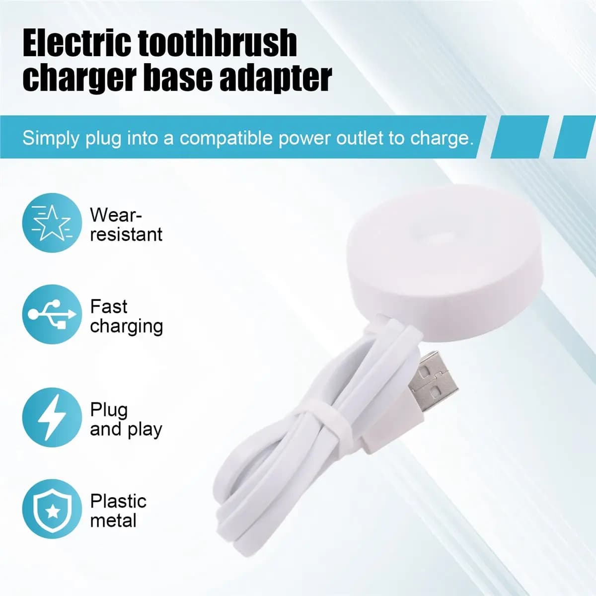Limited stock charger for IO 9/8/7 series, spare magnetic charging base 3768 for electric toothbrush