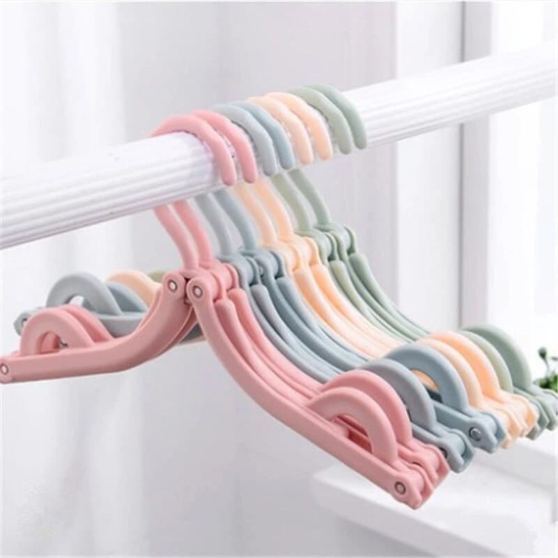 Set of 5/10 Pieghevoli Clothes racks, Multifunctional Travel Clothes rack for Home and Travel