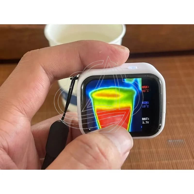 Mini Handheld Thermal Camera Floor Leak Electrical Fault Check Multi-function Temp Tester