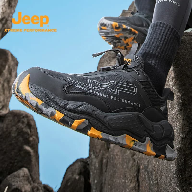 Scarpe da Trekking Jeep per Uomo con Suola Spessa Antiscivolo per Sport all'Aperto e Sneakers Casual