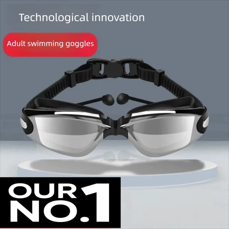 Swimwear Waterproof Professional Swimming Glasses Anti-fog protection No loss for adult men Young women