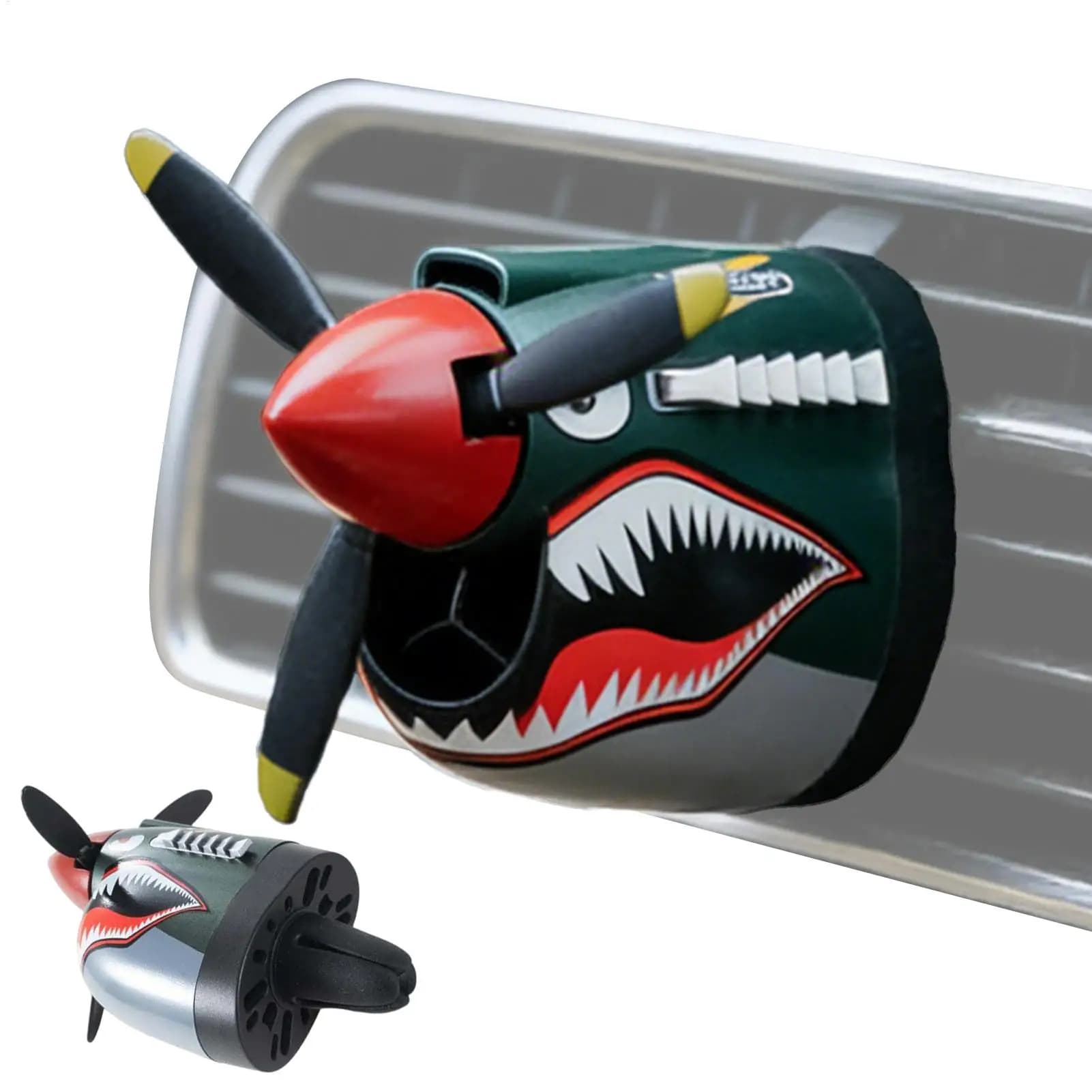 New Car Fragrance Diffuser Creative Propeller Homage To Mechanical Classics Stylish Shark Car Vent Air Freshener vent clip