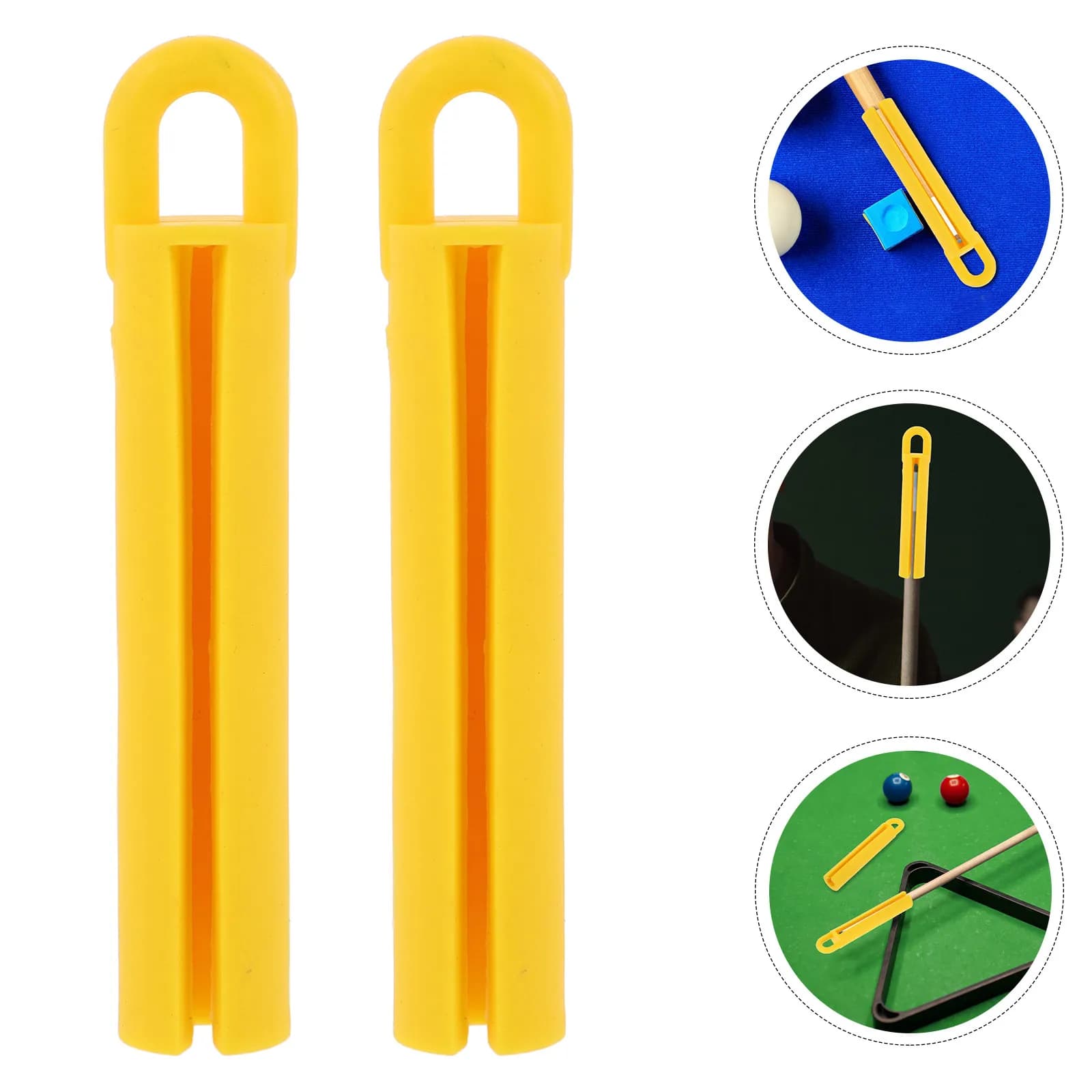 Set di 5 Supporti in Gomma per Stecche da Biliardo, Salvaspazio, Accessori per Biliardo