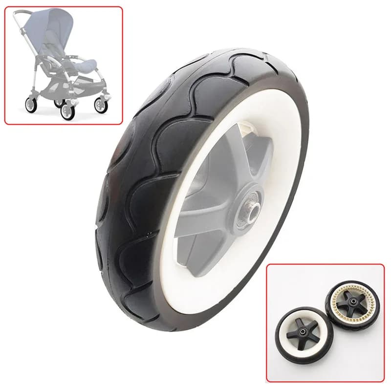 Pneumatico per ruota Buggy per Bugaboo Bee3 Bee5 Passeggino anteriore o posteriore Copertura per ruota per passeggino PU Tubeless Fai da te Sostituisci gli accessori