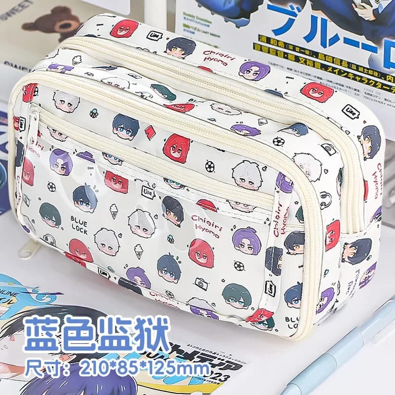 Astuccio Itabag Anime Blue Lock, Portapenne Kawaii, Portaoggetti per Cancelleria, Astuccio per Studenti, Forniture Scolastiche, Regalo per Bambini