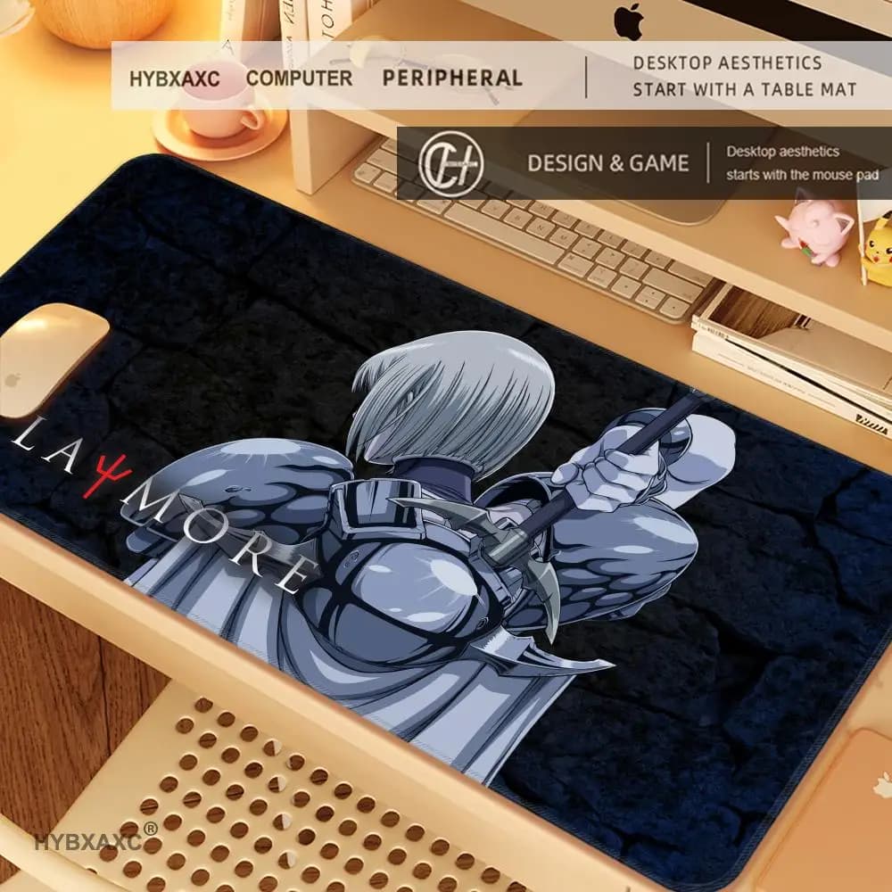 Tappetino per mouse HYBXAXC Claymore 800x400mm, tappetino per mouse di alta gamma, accessori per gaming, mousepad in offerta, tastiera, giochi, gamer