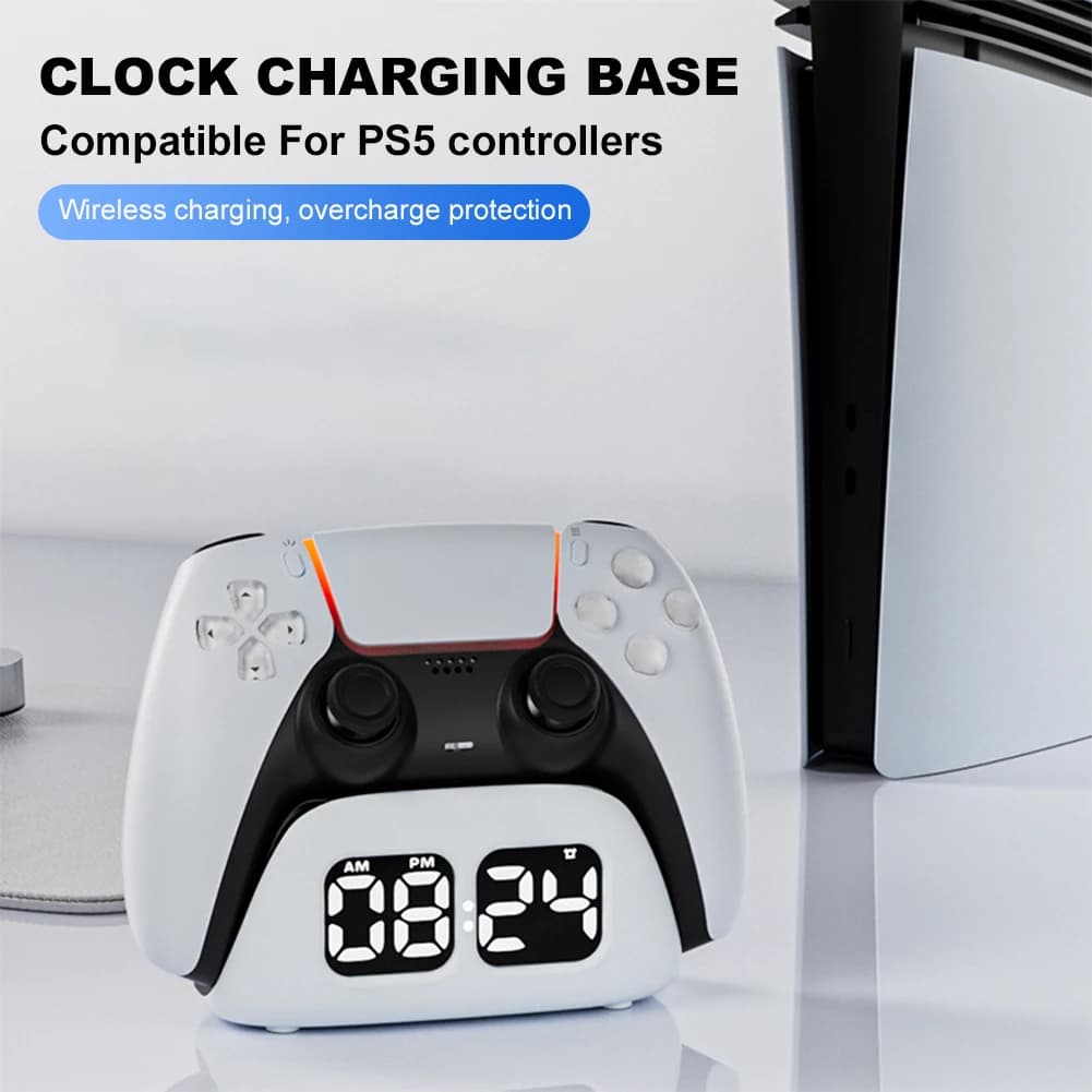 Stazione di Ricarica e Docking Station, Supporto di Ricarica Sostitutivo per Controller PS 5, Kit Accessori