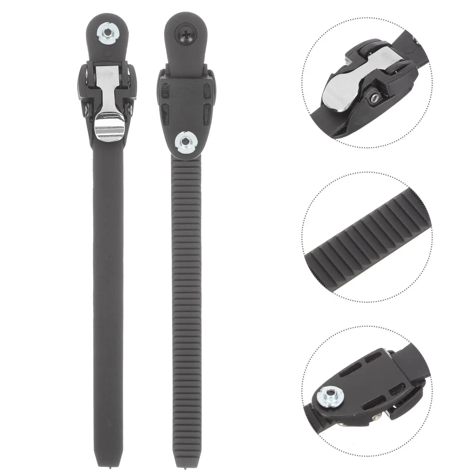 Cinturino con fibbia per pattini a rotelle e pattini da ghiaccio, regolabile, fissaggio sicuro, alta durabilità, cinturino in PVC, ricambio per scarpe da pattinaggio