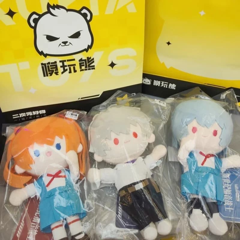 Peluche Originale EVA Neon Genesis Evangelion Pata, Bambola di Asuka Langley, Giocattolo Imbottito, Figura Anime da Collezione, Regalo
