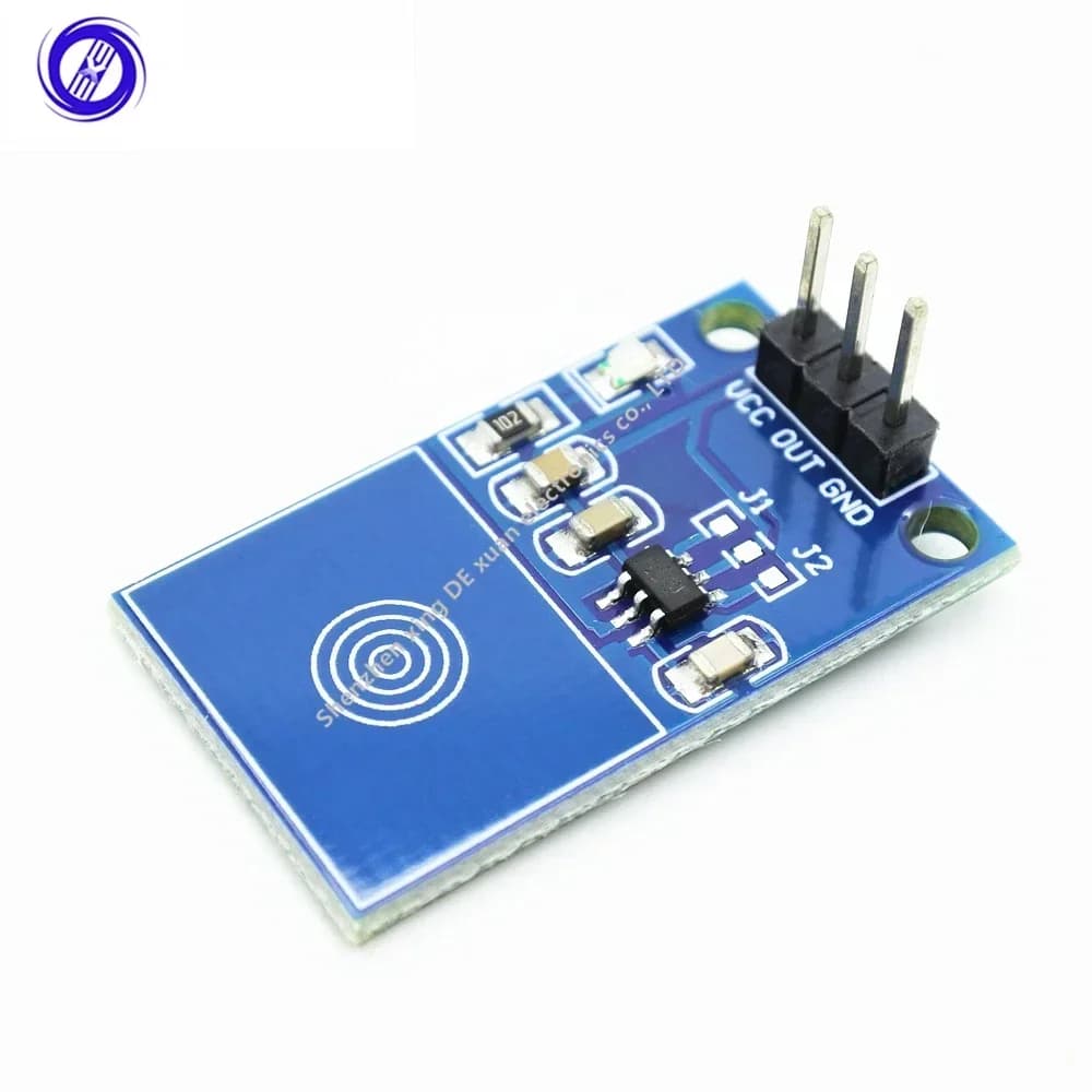 Digital tactile sensor module with TTP223 capacitive touch switch for Arduino