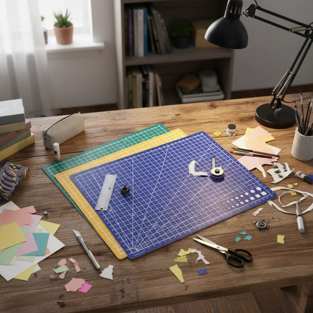 Tappetino da Taglio Bifacciale per Lavorazione del Cuoio, Incisione, Patchwork, Cucito, Formato A3 A4 A5, Tappetino da Lavoro in PVC per Fai-da-Te Domestico