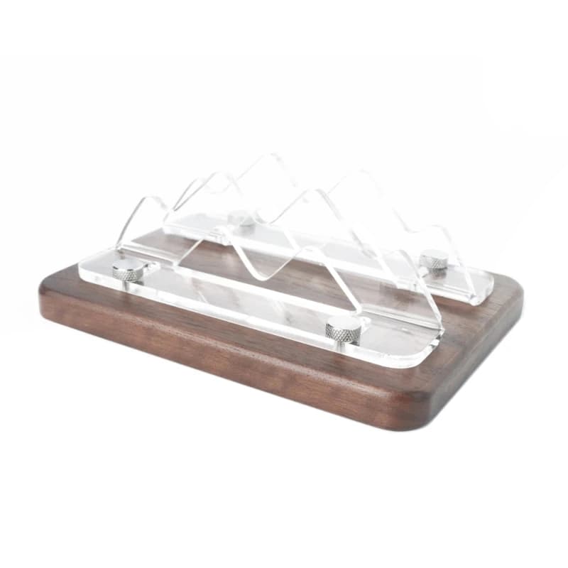 Vertical Mount Stabilizing Holder With Base Secure Fit & Cable Management for 4
