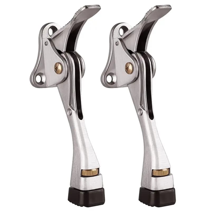 A33Z-Door Stopper Confezione da 2 fermiporta regolabili in altezza con punta in gomma da 4 pollici