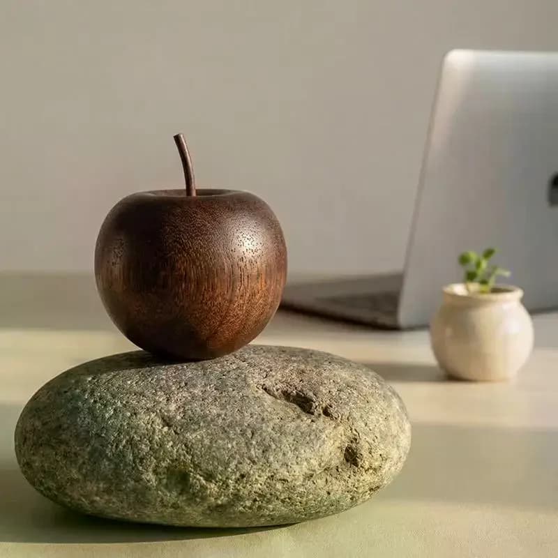 Set Diffusore di Oli Essenziali in Legno Artigianale, Materiale Naturale, Aroma Ultrasonico per Ufficio e Camera da Letto