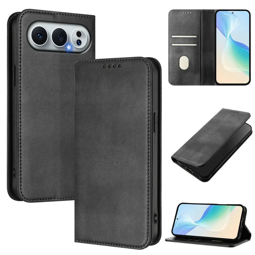 Custodia a Portafoglio in Pelle RFID per Huawei Honor 600 Lite 500 400 5G, Cover di Lusso Smart per Honor 400, Funda Magnetica per Honor 400 Lite 500 Pro