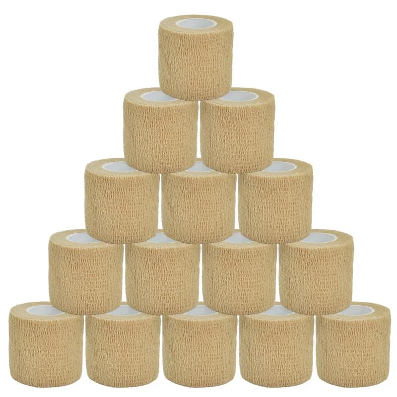 1/15 Pcs Beige Colorato Sport Benda Elastica Autoadesiva Nastro Avvolgente 4.5m Elastoplast Per Il Supporto Del Ginocchio Pad Dito Caviglia Palmo