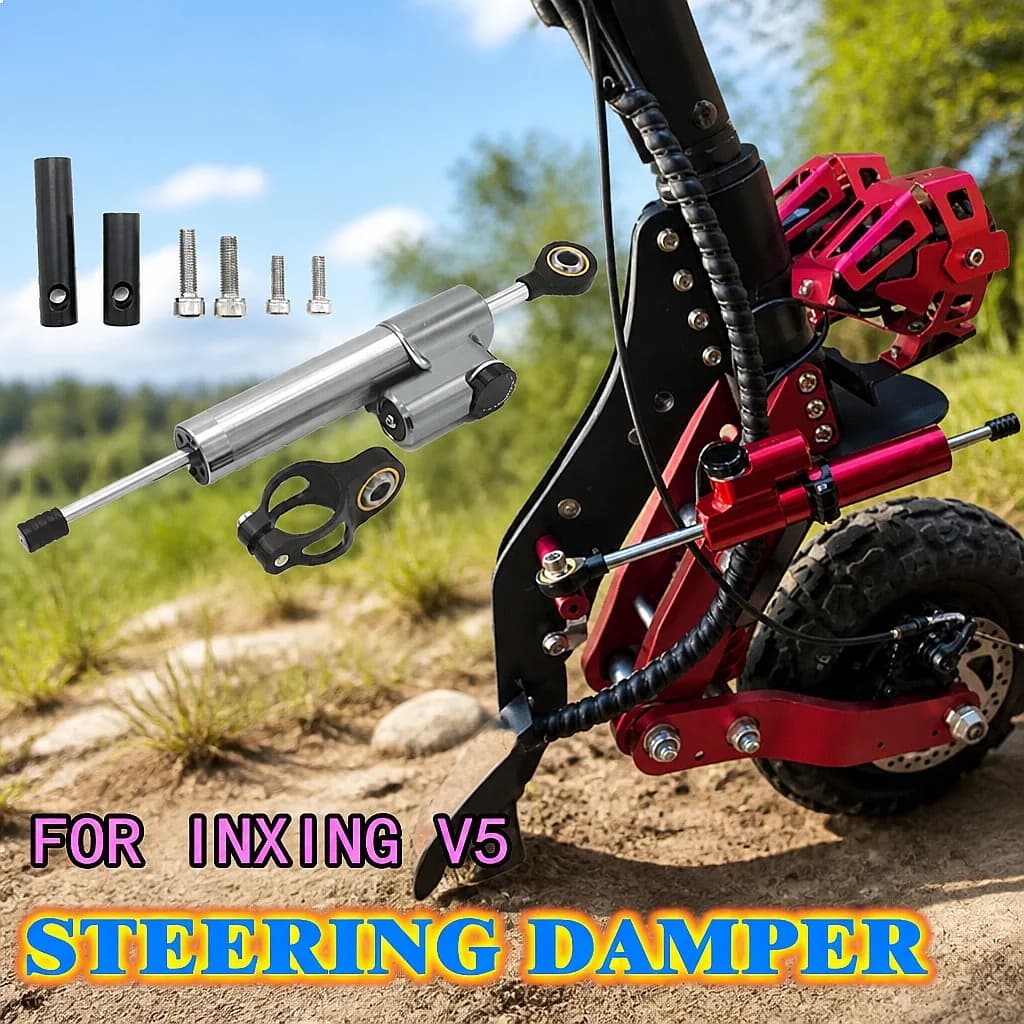 Directional Steering Damper for Electric Scooter, High Speed Stability & Safety Accessory, Spare Part for Inxing V5