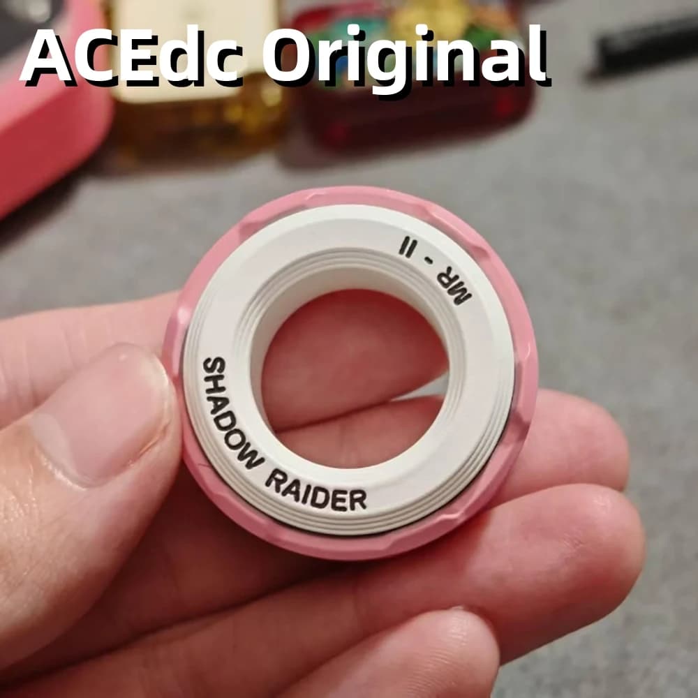 ACEdc Originale EDC Anello Meccanico II Shadow Raider Rivestimento In Ceramica Anello Spinner Agitarsi Giocattoli Per Adulti Giocattolo Alleviare Lo Stress