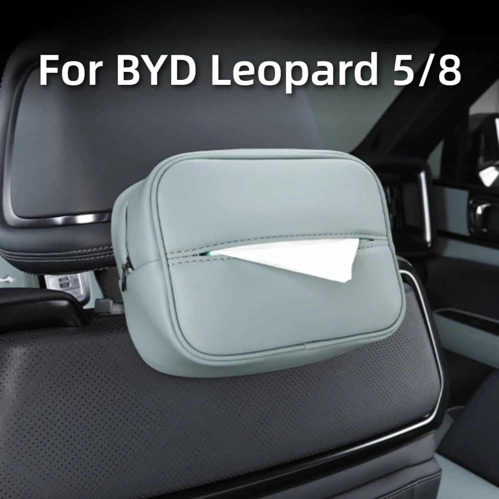 For BYD Leopard 5 Denza b5/ Leopard 8 Denza b8 Specialized Car Tissue Box Armrest Box Hanging Paper Towel Holder Napkin Storage