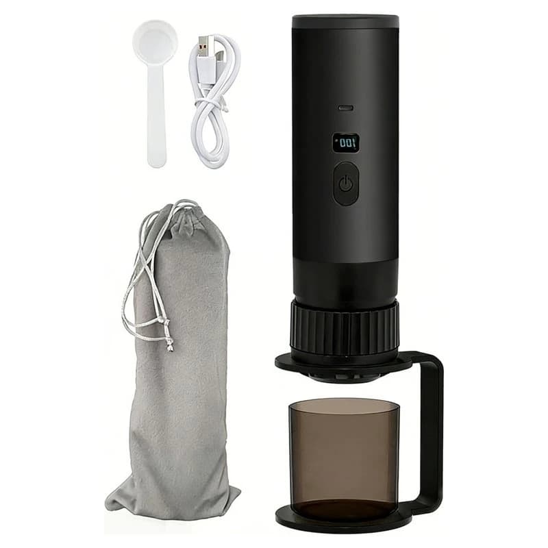 L73A 2025-3-In1 Single Serve Coffee Maker,Wireless Protable Coffee Machine Vacuum Pressured,Vacuum Coffee Maker For Travelling