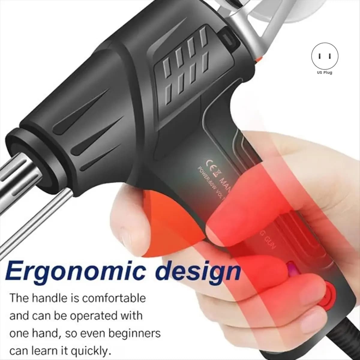 A72P Internally Heated Laser-Welding Tool, Multi-Function Soldering Iron Set, Automatic Handheld Electric Welder US Plug A