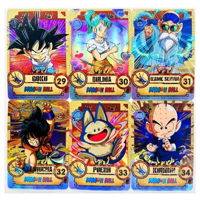 55 pz/set Goku Vegeta Maestro Roshi Super Saiyan FAI DA TE ruolo Completo Eroi Carta Da Battaglia Ultra Instinct Gioco Carte Da Collezione