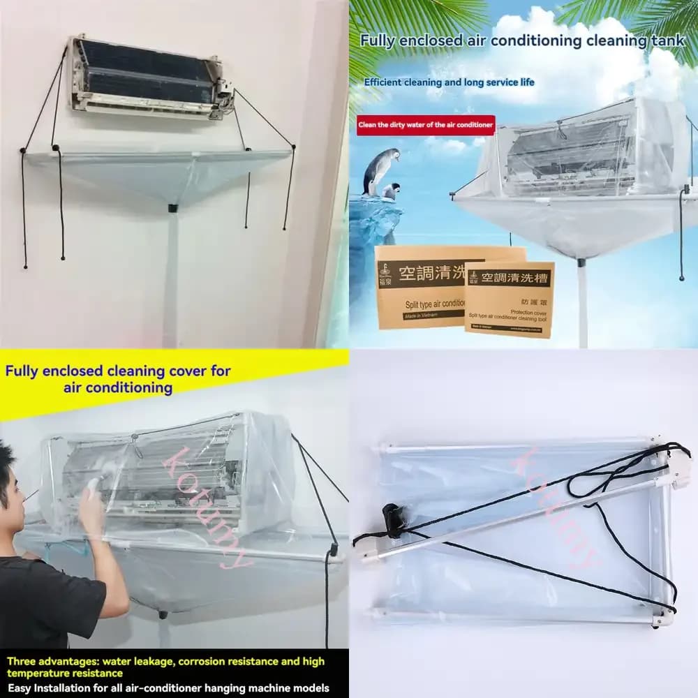 WAP01 Split Type Air Conditioner Cleaning Tool Wall Mounted Air Conditioning Cleaner Ceiling Washing Tool